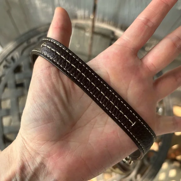 Vintage Coach Brown Canvas Mini Hobo Leather Trim Shoulder Bag Purse Y2K 10283 - Picture 12 of 14